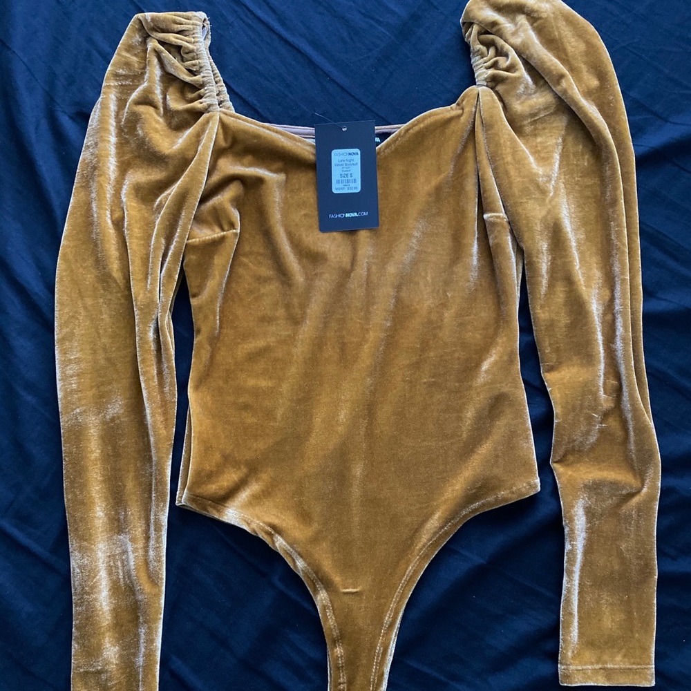 Velvet bodysuit